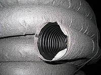 Труба дренажная Д 110 мм с фильтром с перфорацией (бухта=50 м)